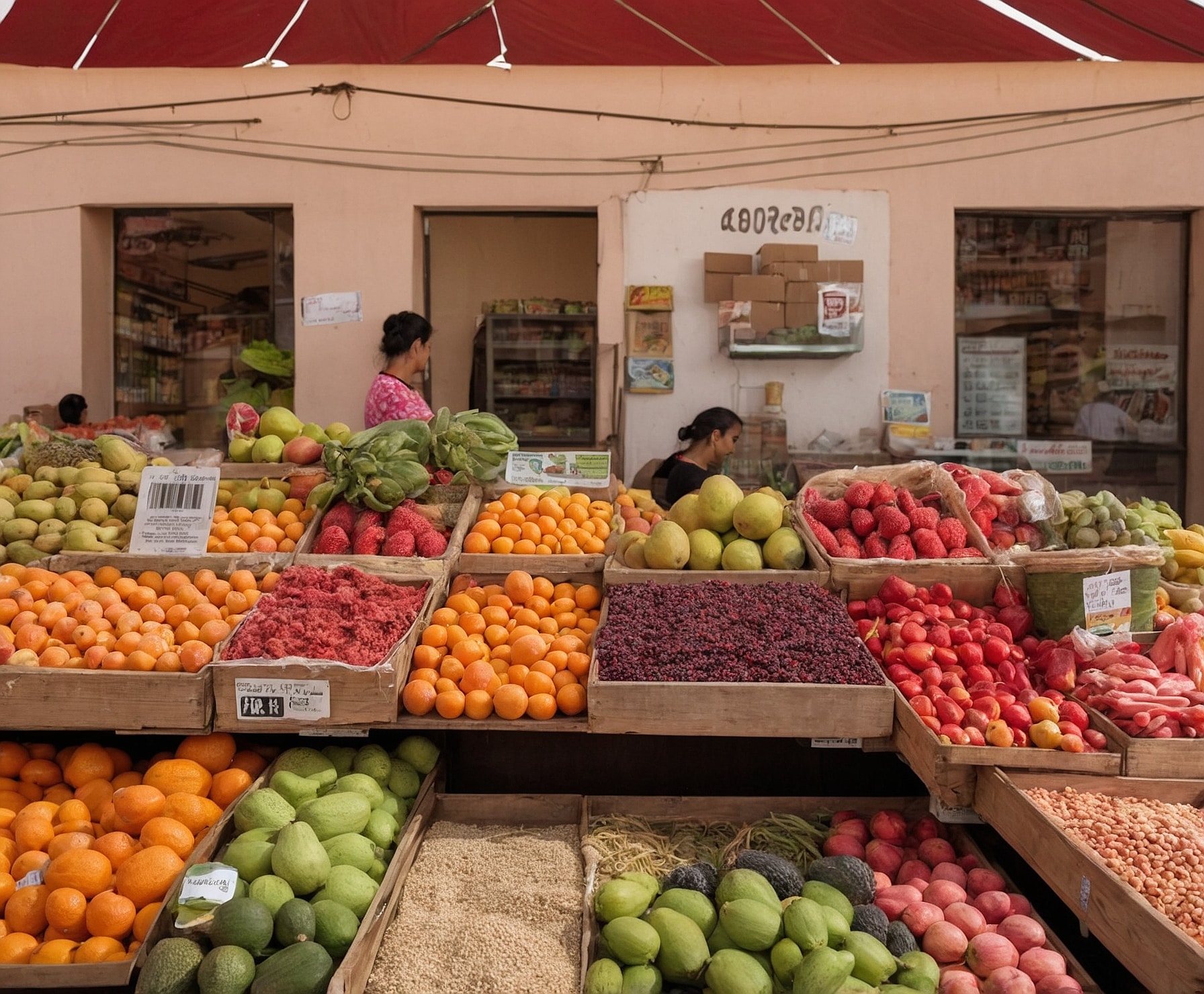 Supermercado local con productos frescos y calidad